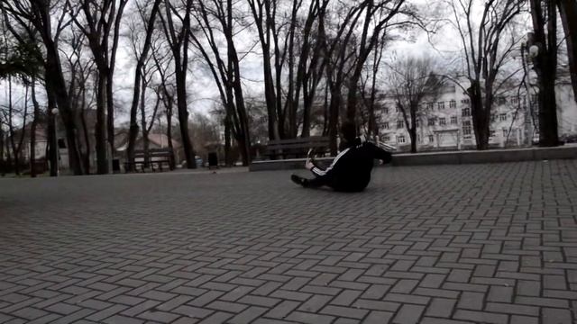 Чиллим зимой в стриту на BMX