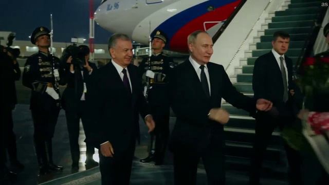 Президент России Путин прилетел в Узбекистан с государственным визитом