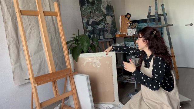 ПОКУПКИ художника ДЛЯ ВДОХНОВЕНИЯ | история новой картины | Katty Bo Art