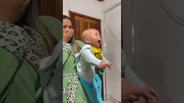 5-Month-Old Son Imitates His Father's Show of Strength   ViralHog