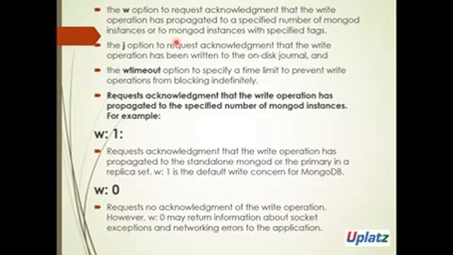 Lecture 4 - Database References, Write Concern, Aggregation in MongoDB | MongoDB Full Course| Uplat