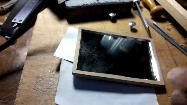 РАМКА ИЗ СПИЛОВ ДЛЯ КАРМАННОГО ЗЕРКАЛЬЦА