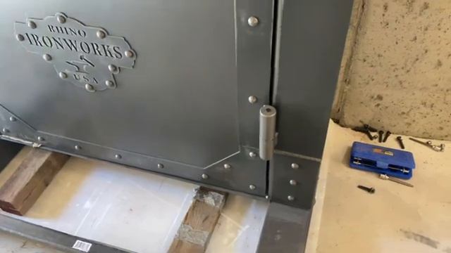 RHINO METALS IRONWORKS VAULT DOOR INSTALLATION
