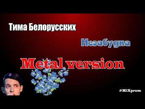 Тима Белорусских - Незабудка [metal cover by MiXprom]
