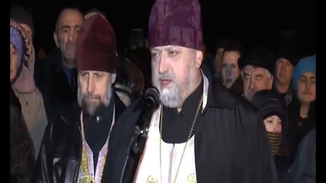 Водосвятный молебен в честь праздника Крещения Господня в Тбилисском р-не (ТРК"Метроном-3")