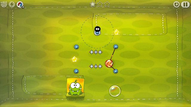 Cut the Rope - Тканевая коробка уровень 11