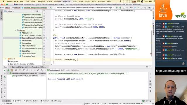 Kid Money Manager - Season 1 Episode 19: "Sending Text Messages with Twilio" (Java + Spring + TDD)