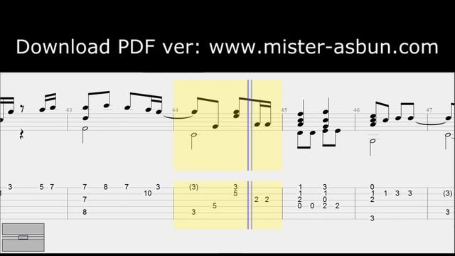 Ragnarok - Theme of Prontera - Guitar TAB