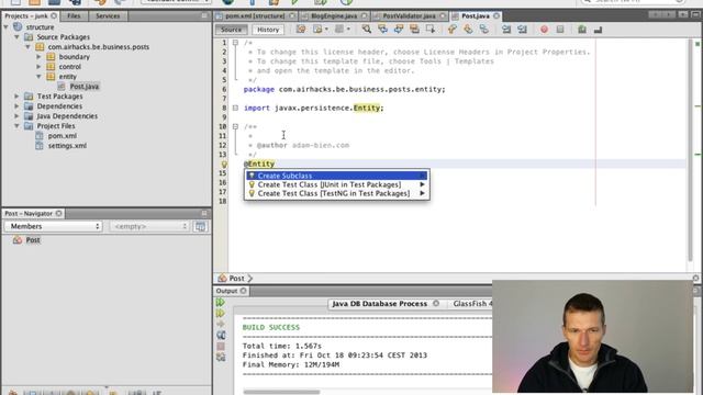 Structuring Java EE 7 Applications