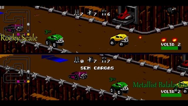 Rock n' Roll Racing Hack v17 Rocky_Scale\Metallist Balalaykin, прохождение 2х4 мастер 2 часть