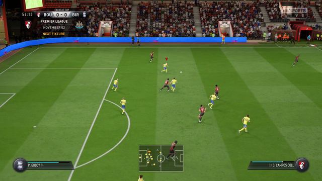 FIFA 19 2023 /BOURNEMOUTH VS BIRMINGHAMCITY/PREMIER LEAGUE/GAMING