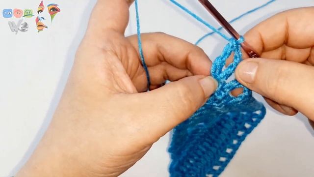 New Crochet Triangle Shawl شال كروشيه مثلث جديد مع شرح الباترون