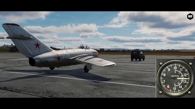 How To Start The MIG-15 BIS In DCS World L Taxi And Takeoff L Tutorial Series