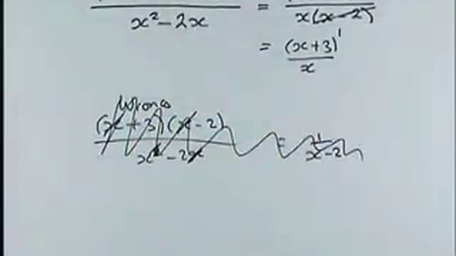 How to do Algebra  Part 1 7   Simplifying Algebraic Fractions 1