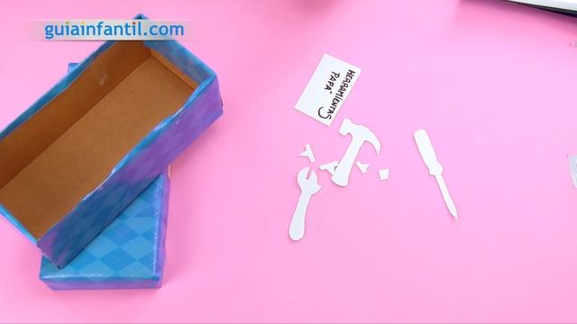 Cómo hacer una caja de herramientas paso a paso | Día del padre
