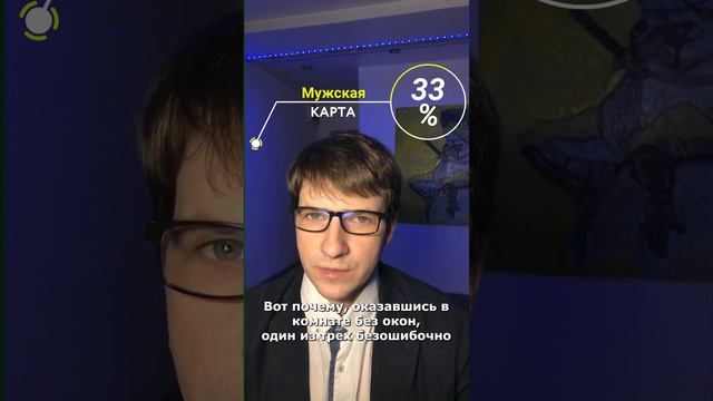 Мужская карта 33%.