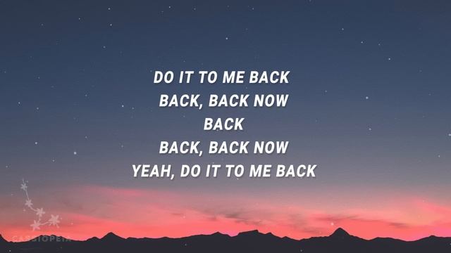 Henri Werner - Do It To Me Back Lyrics