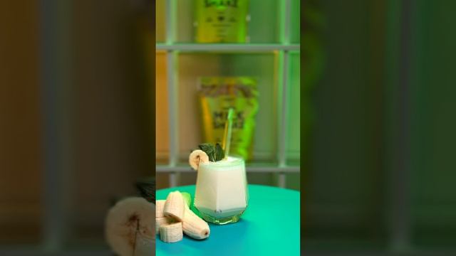 Протеиновый молочный коктейль с бананом от Полезно Просто - Protein Milk Shake banana #shorts
