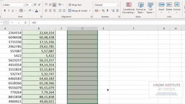 Convert number into thousands