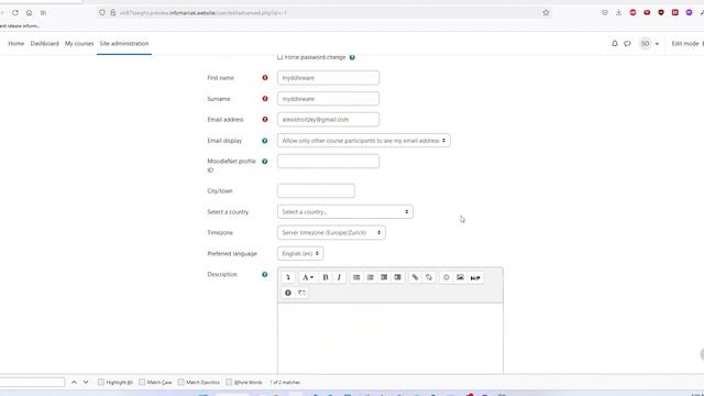 Connect Moodle to Myddleware