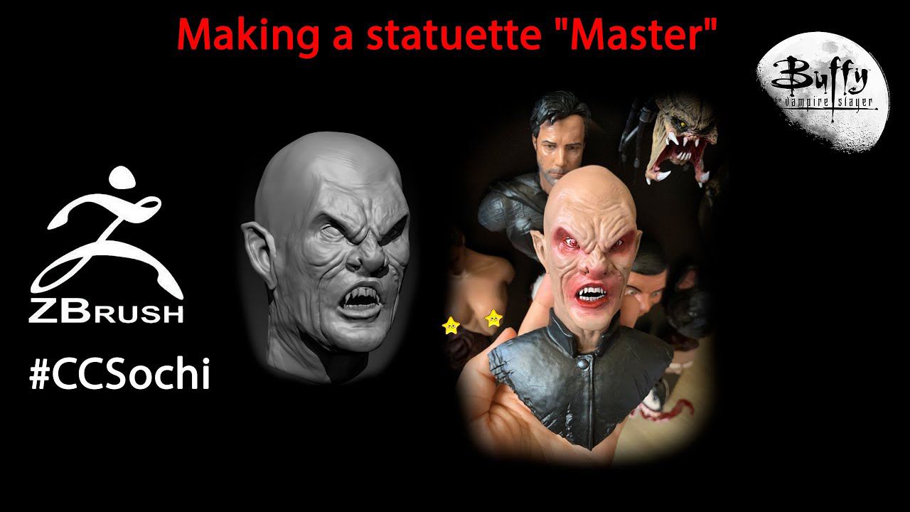 Making a statuette  "Master" from Buffy The Vampire Slayer