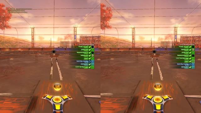 Rocket League разделённые экран