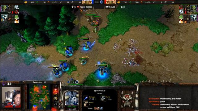 Lyn (Orc) vs Fly (Orc) - WarCraft 3 - WC3039
