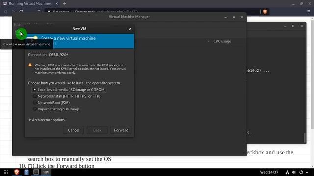 Running Virtual Machines on Debian/Ubuntu using QEMU, libvirt and Virt Manager