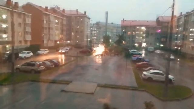 Гром и молния в Московской славянке Пушкинского района СПб