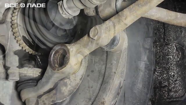 Замена сайлентблоков передних поперечных рычагов. Лада Калина Lada Kalina - AvtoVAZ