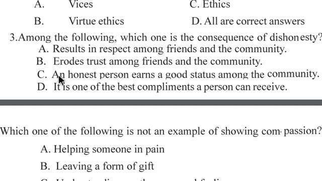 Citizenship,Grade 8,Chapter one review exercise,based on the new curriculum.