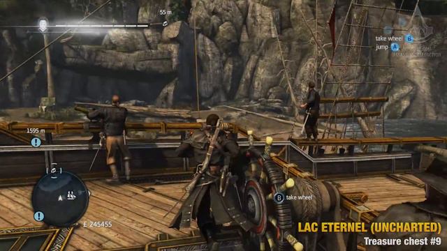 Assassin's Creed: Rogue - Side Memories - Lac Eternel & Uncharted (All collectibles)