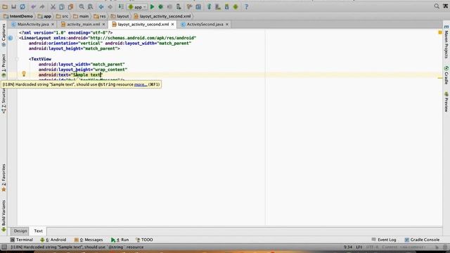Android Intents Part 1 - Explicit Intents
