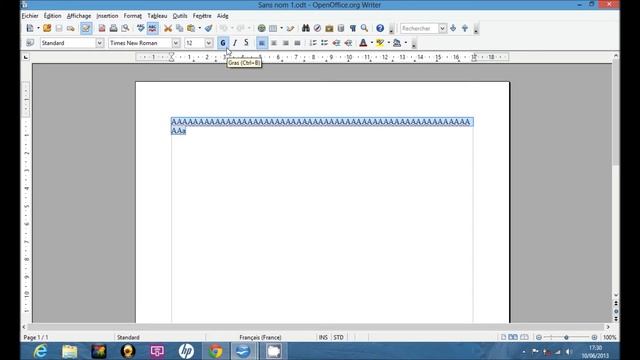 Utiliser les fonctions de base de Open Office