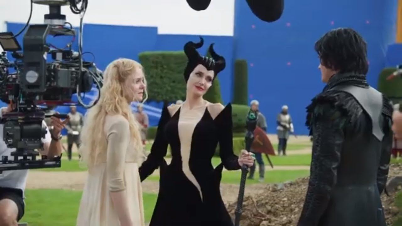 Как снимался фильм Малефисента Владычица Тьмы. Анджелина Джоли
