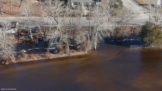 Flood 12/2023, Sterling Park, Glass Field, Shippee Memorial, Wacky Pond Falls