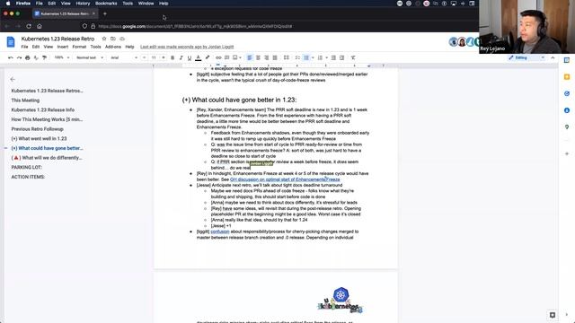 Kubernetes Release Team Meeting
