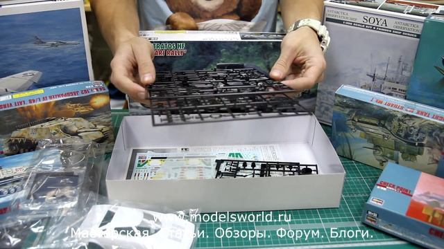 Обзор пластиковой модели автомобиля LANCIA STRATOS HI 1977 SAFARI RALLY 1:24 от фирмы HASEGAWA