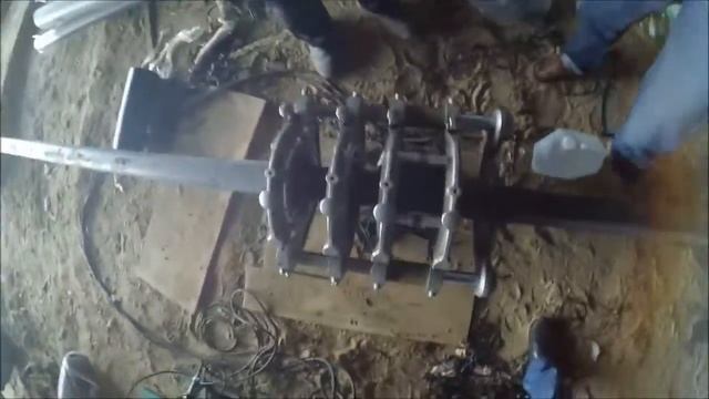 Паяем трубу ПНД 110