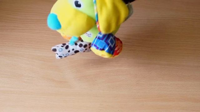 Детская игрушка веселая погремушка подвеска собака Lamaze обзор