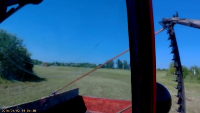 Устранил течь на т 16 . Подкосил травы еще. Зверек копает покос