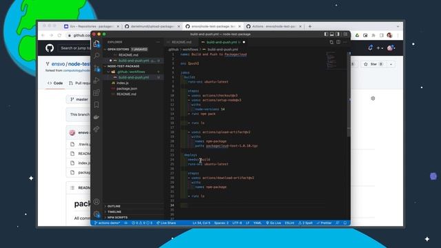 Continous integration using GitHub Actions and Packagecloud