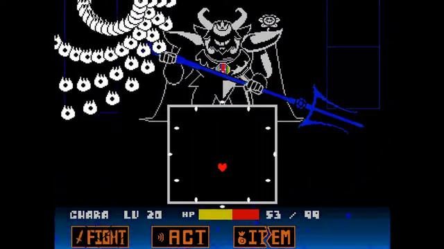 UNITALE - Genocide Asgore Fight  Normal Mode