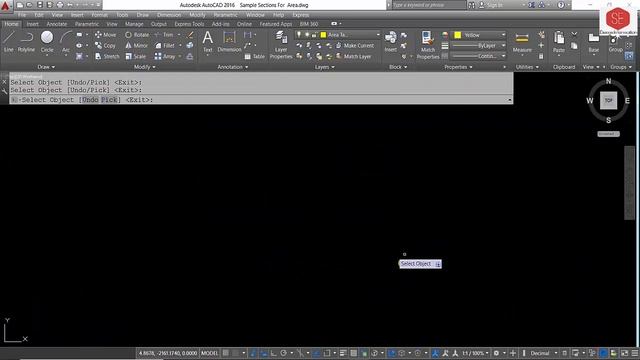Cross Section Area Table & Cross Section Area Export In Excel - CSV & Text File. With Auto Lisp