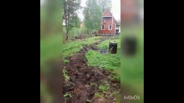 Как работает дренаж участка без щебня