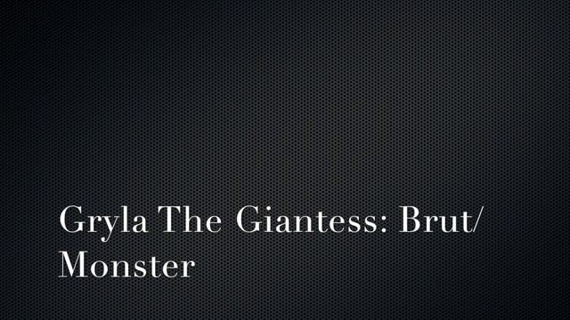 Gryla The Giantess