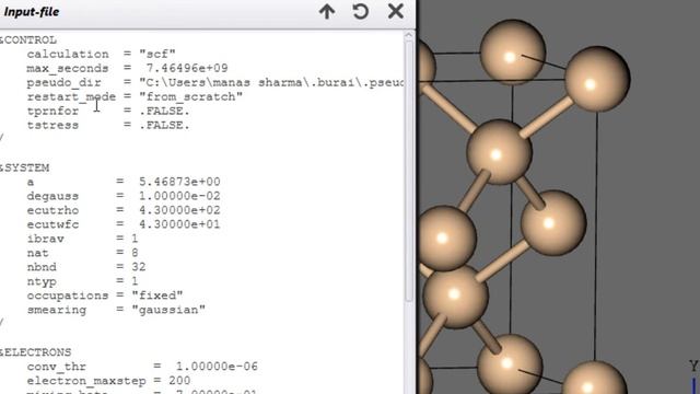 SCF Calculations using BURAI (GUI for Quantum ESPRESSO) - [TUTORIAL #4]