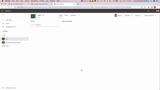 How to USE Microsoft Planner for Office 365 On a Mac - Tutorial 10 - Delete a Plan - Basic Tutorial