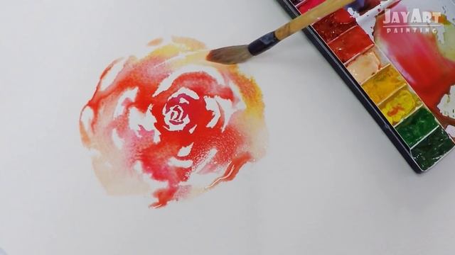 How to blend colors / watercolor bleed effect - Level 4