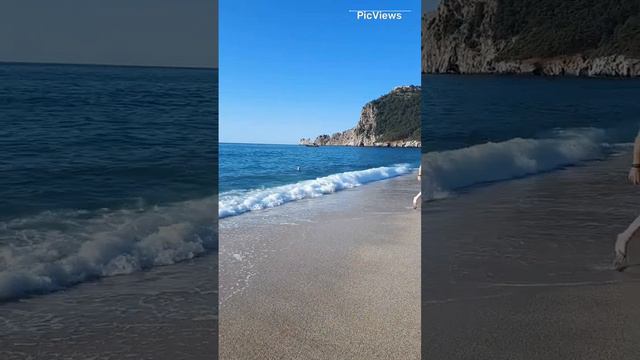 Погода в Турции Аланья сегодня 22 мая 2024. Пляж Клеопатры. Какая обстановка на море, пляже